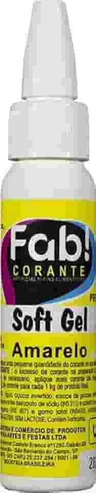 Corante Softgel Amarelo 25g Fab