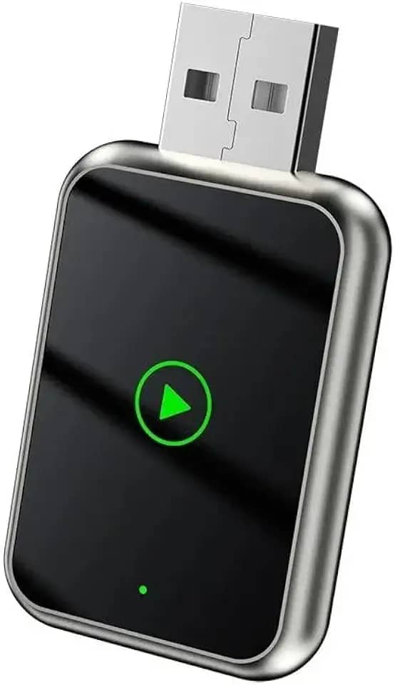 Adaptador CarPlay e Android Auto Sem Fio 2 em 1 | Conversor USB Plug & Play para Multimídia Original | Conexão Automática Rápida 5GHz