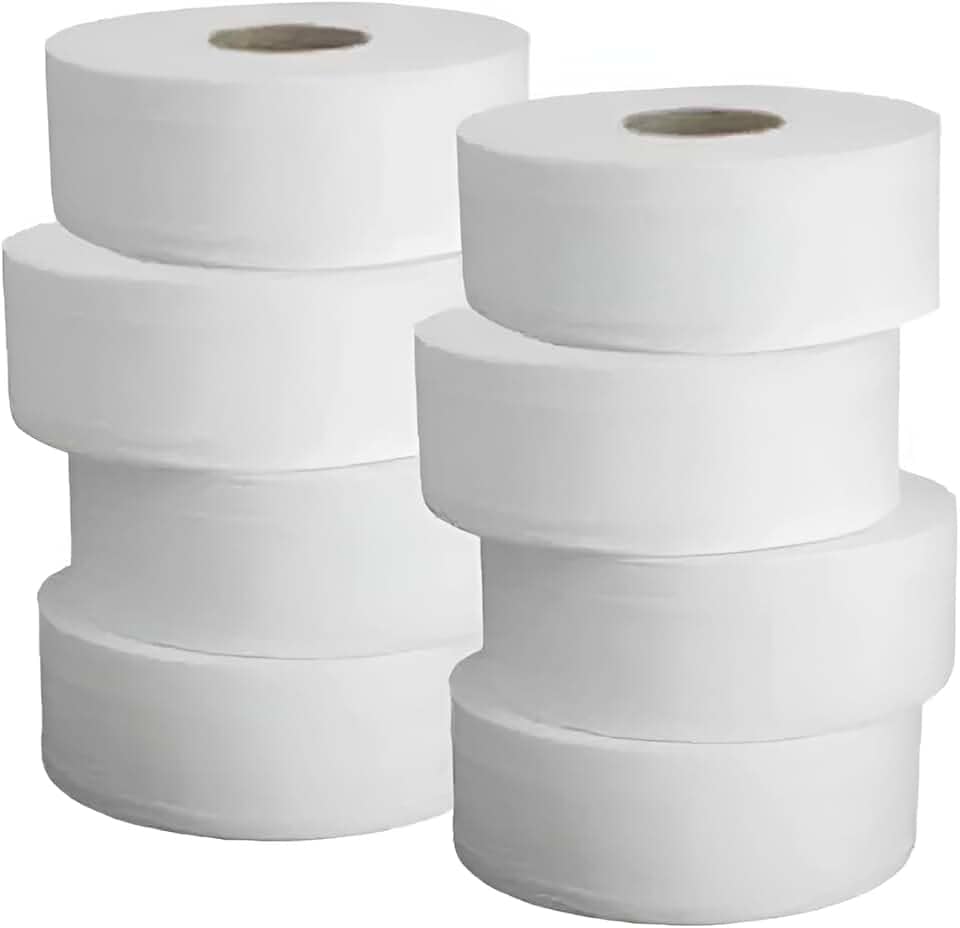 Papel Higienico Rolão Institucional 8 Rolos Branco