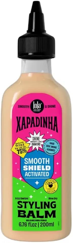 Lola From Rio – Xapadinha – Bálsamo para pentear sem enxágue para cabelos lisos, proteção térmica, efeito antifrizz, alinhamento e softnes 200 ml