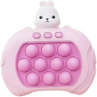 Pop It Eletrônico Anti-Stress: Brinquedo Bolhas Relaxantes e Divertidas para Crianças e Adultos Fidget Toy Sensorial Seguro Premium (Coelho)