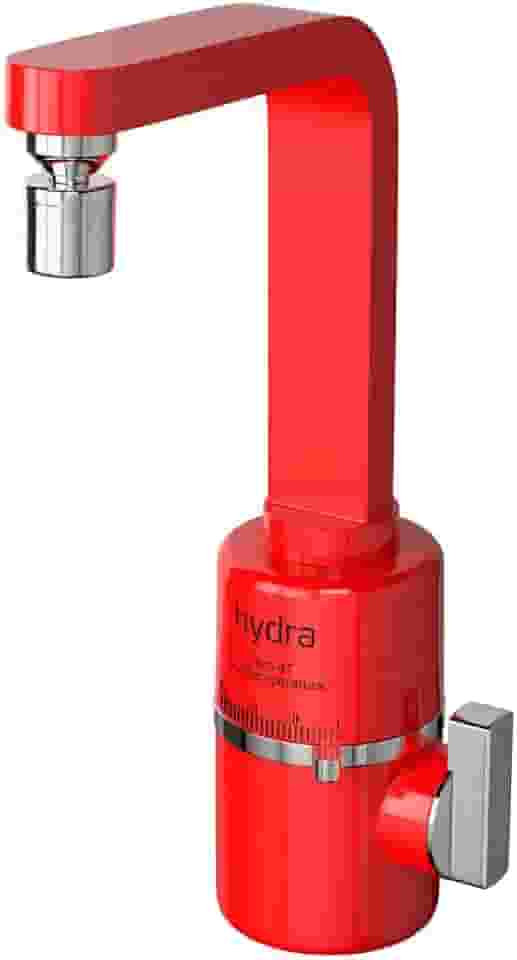Torneira quente elétrica de Mesa para Cozinha modelo Slim 4t Hydra vermelho 127v, 5500W