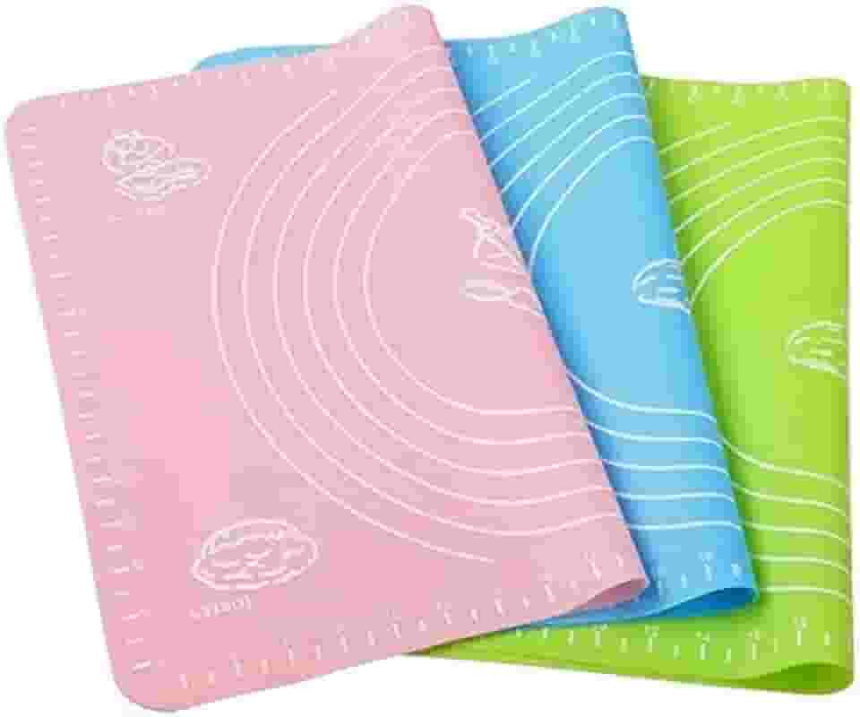 TAPETE DE SILICONE CULINÁRIO PARA ABRIR MASSA 50X40CM