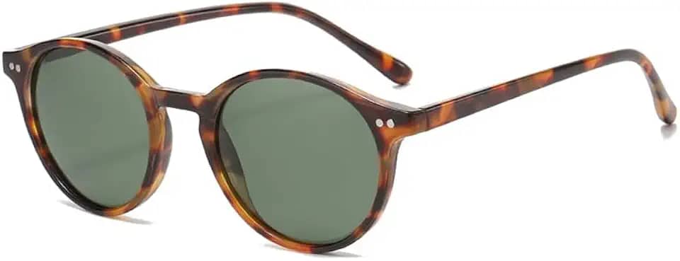 Óculos de sol pequenos redondos clássicos polarizados para mulheres e homens, lentes UV400 estilo vintage