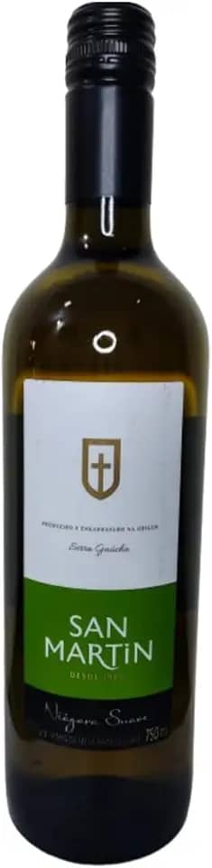 Vinho Branco Brasileiro Suave Serra Gaucha Aroma Frutas Maduras Tanino Leve Doce Refrescante 750 ml