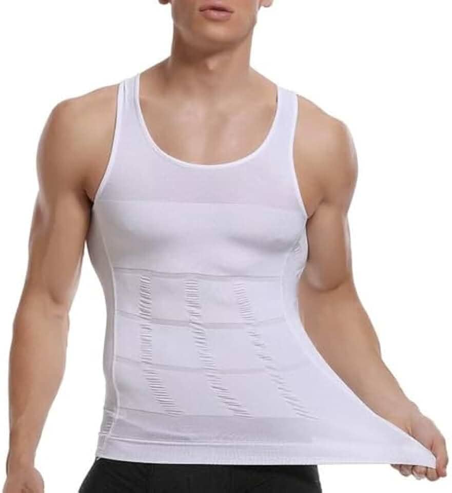 Regata e Camiseta Masculina para Treino com Cinta Modeladora Compressão Perde Barriga