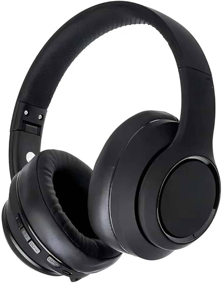Headphone Sem Fio Bluetooth Fone de Ouvido Estéreo Sem Fio Redução de Ruído e Longa Duração de Bateria com 18 horas de Bateria, Carregamento Rapido, Design Dobrável