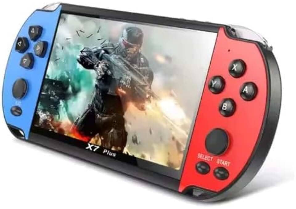 Mini Game X7 Plus Retro com 10.000 Jogos, Tela 7" HD, Portátil e Leve, Modelo KA-5883