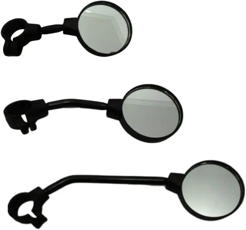 Espelho Retrovisor Bicicleta Bike Redondo Preto Speed Mtb (P)