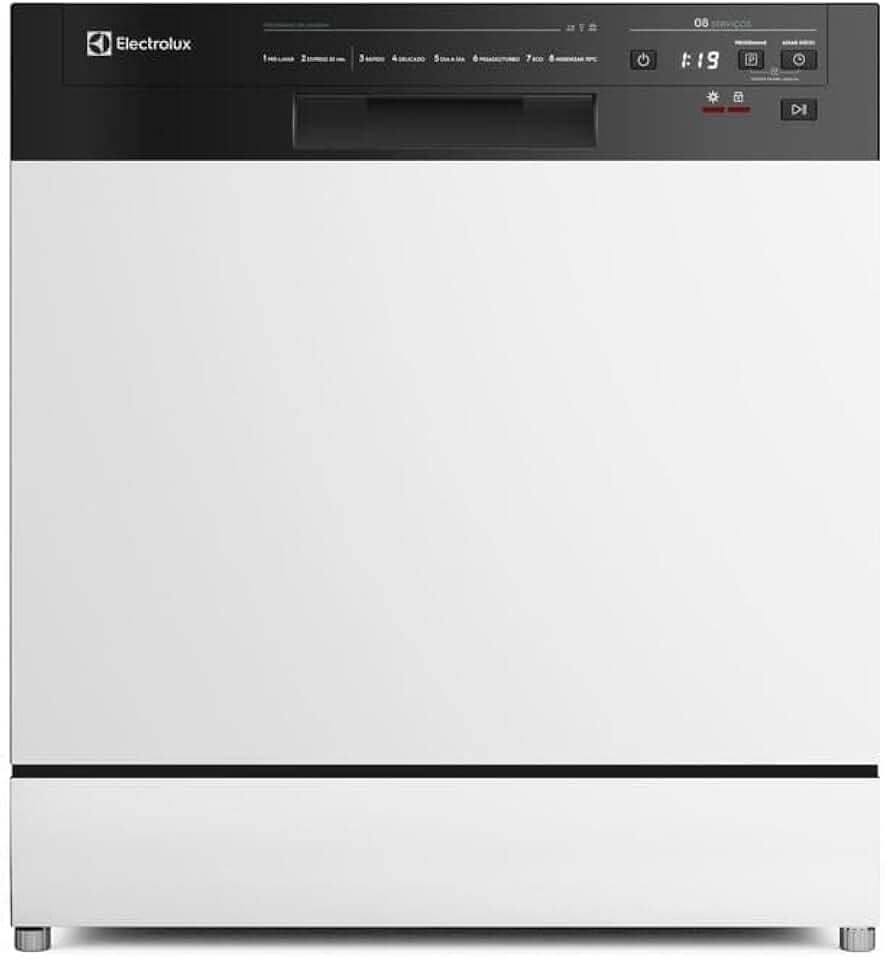Electrolux Lava-Louça Electrolux 8 Serviços Branca com Programa Lava & Seca 50 min (LB08E) 220V