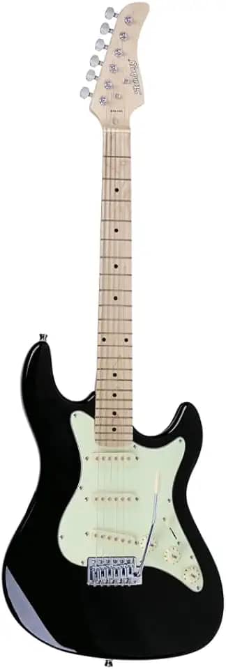 Guitarra Strato STS-100 Preto STRINBERG