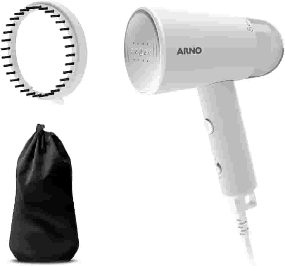 Vaporizador de Roupas Arno Steam Travel, Higieniza, Compacto, Dobrável e Portátil, 220V, Cinza, HS11