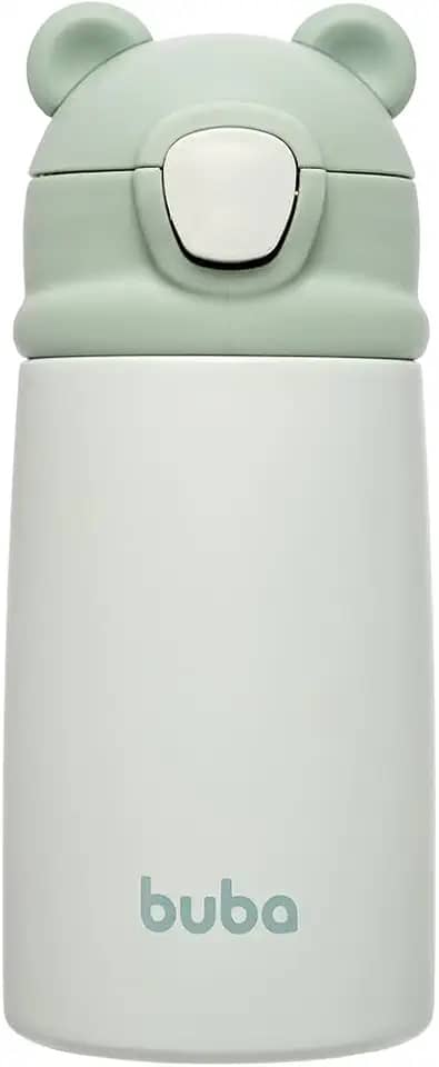 Buba, Copo Térmico Parede Dupla Ursinho Verde