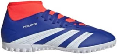 Chuteira Adidas Predator Club Sock TF Society (Azul/Vermelho, BR, Adulto, Numérico, 41)