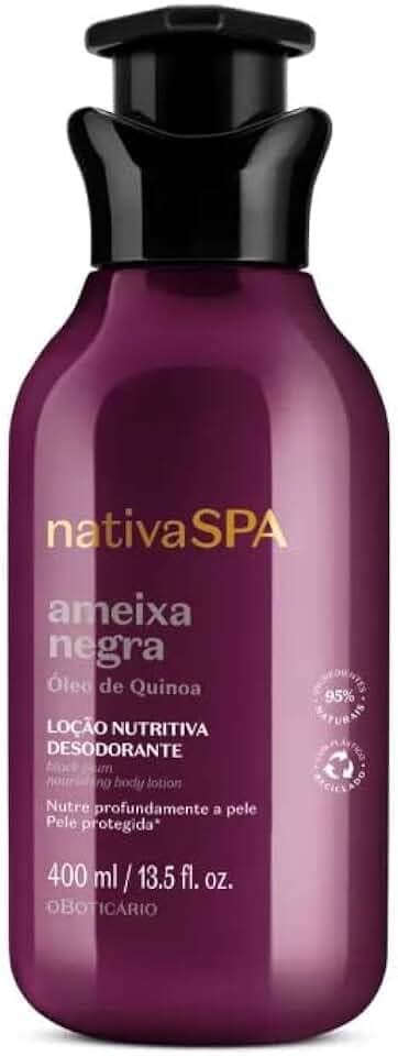 Loção Hidratante Desodorante Corporal Nativa Spa Ameixa Negra 400ml