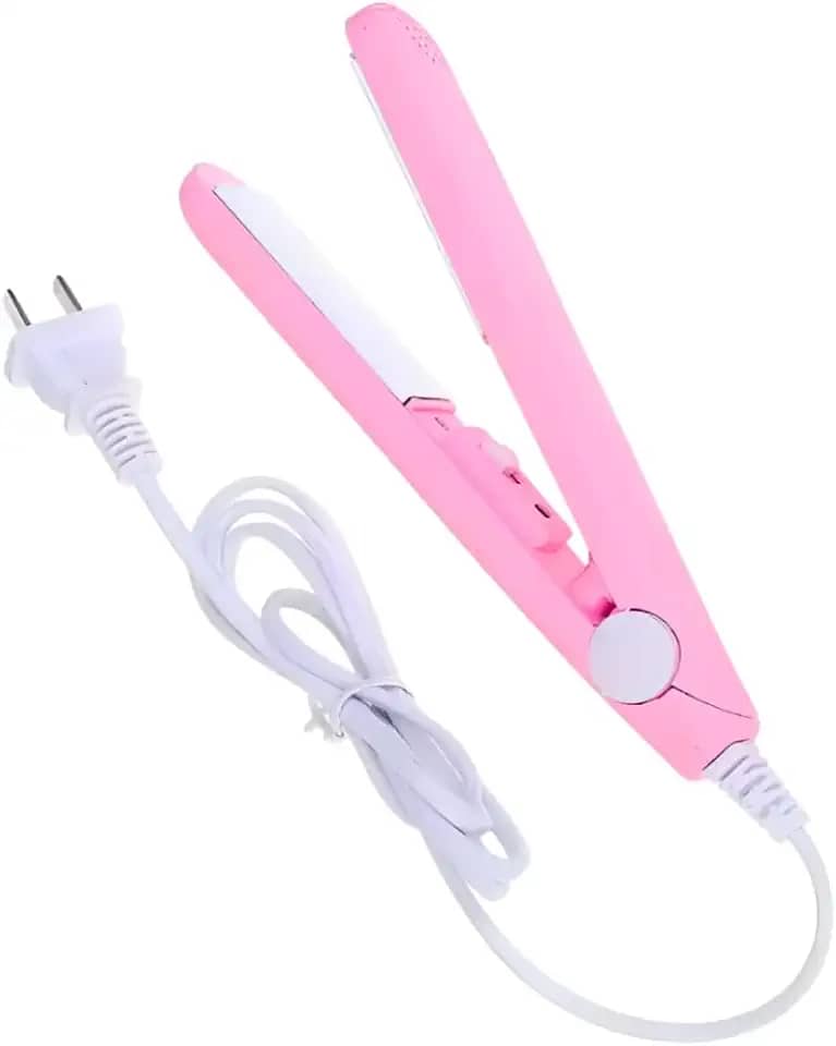 Mini Chapinha de Bolsa Portátil Cabelo 110/220V - Prancha de Bolsa com Design Compacto, Ideal para Viagens