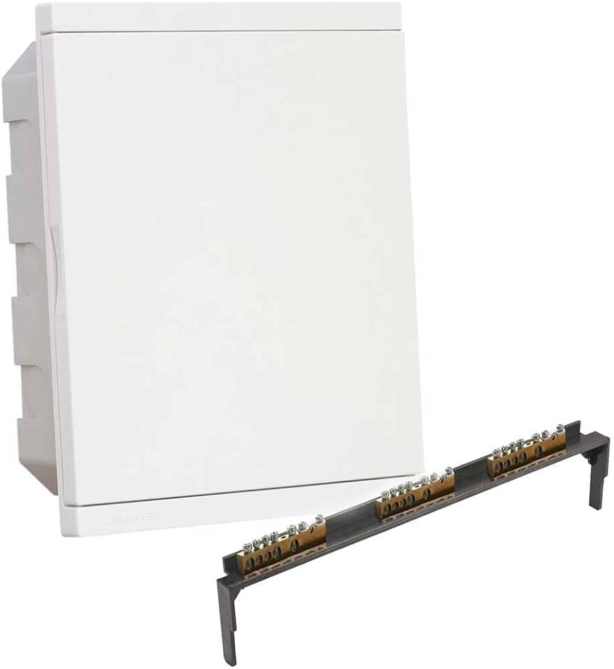 Kit Quadro Distribuição Embutir para 18 Disjuntores e Barramento Strahl