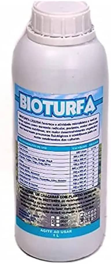 BIOTURFA TURFA LÍQUIDA ADUBO ORGÂNICO, PARA JARDIM PLANTAÇÕES POMAR