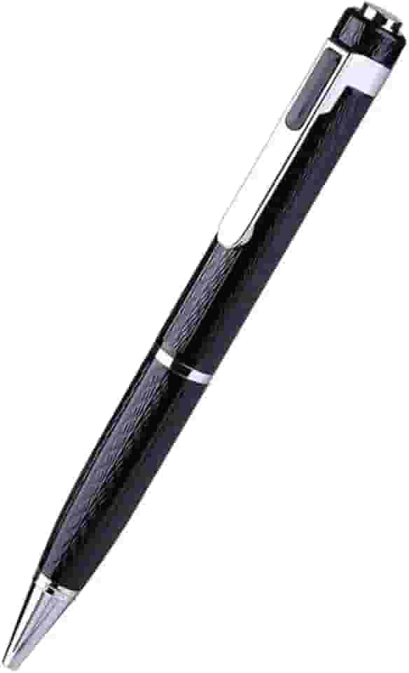 Caneta Gravadora de Voz - Gravação Discreta Sem Luz | Microfone Omnidirecional | MP3, Pen Drive e Caneta | 20h de Bateria | Ideal para Reuniões, Aulas, Entrevistas e Profissionais