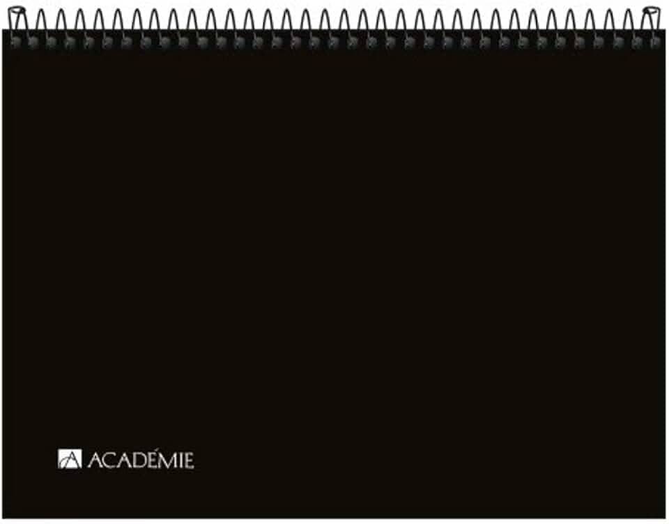 Tilibra - Caderno Sketchbook Espiral Capa Plástica A4 Académie Sense 150 G 50 Folhas