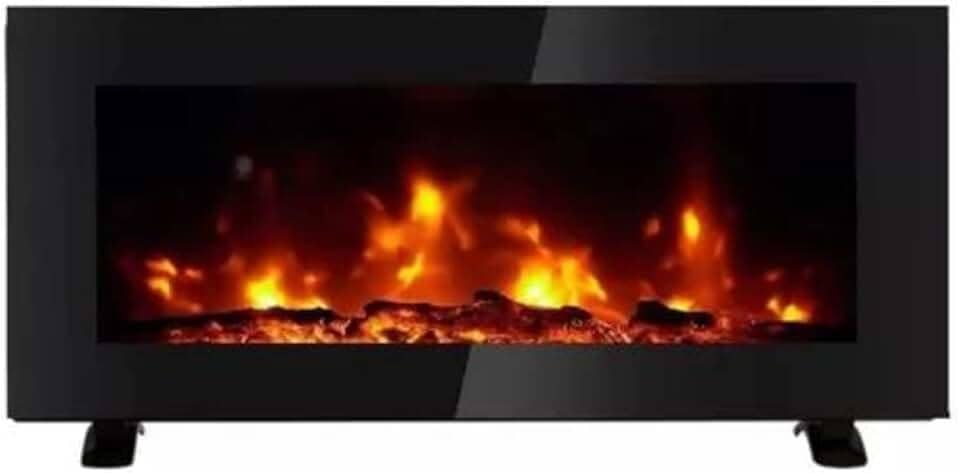 Lareira Elétrica Parede, Bancada e Piso Com Controle 98cm x 46cm 127V
