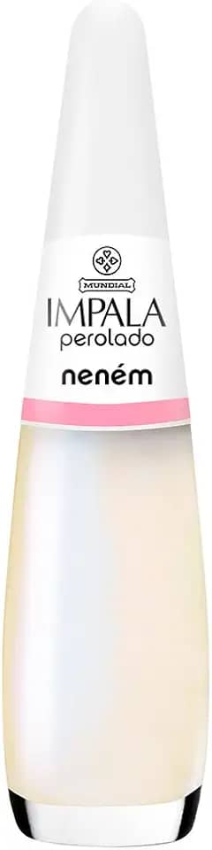 Esmalte Perolado Neném, Impala Cosmeticos, Branco