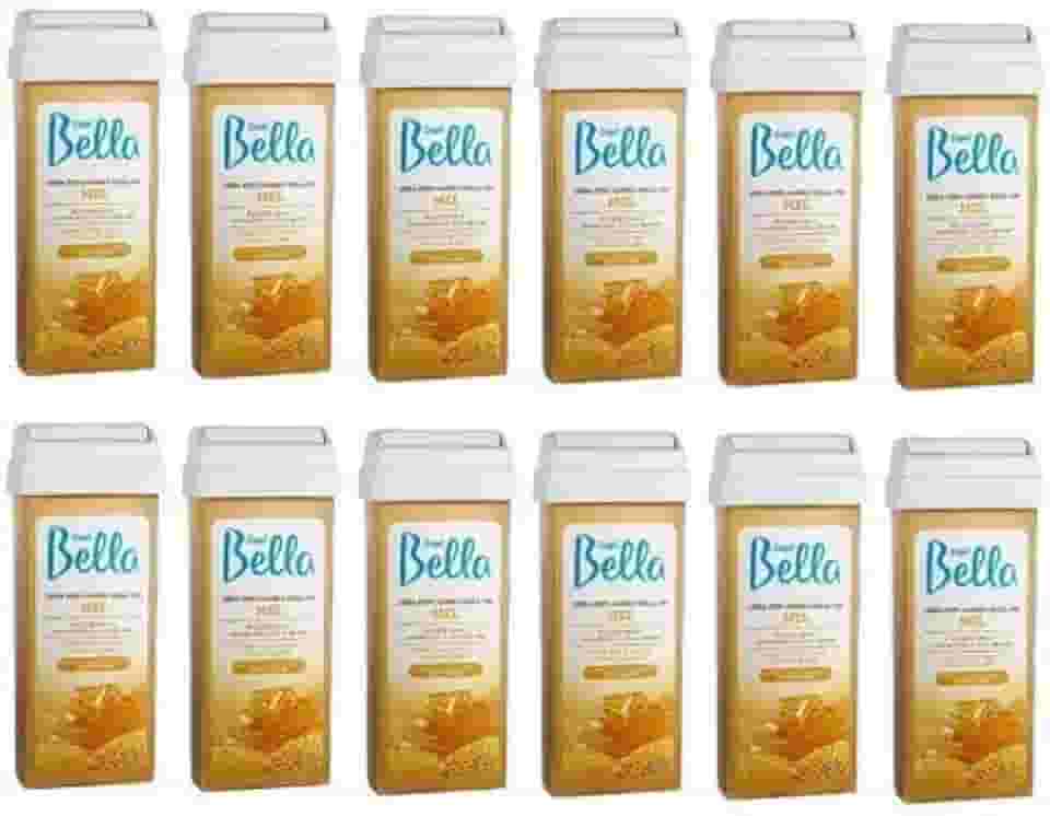 Refil Cera Depilatória Roll-on Depil Bella 100g Mel 12 Unid