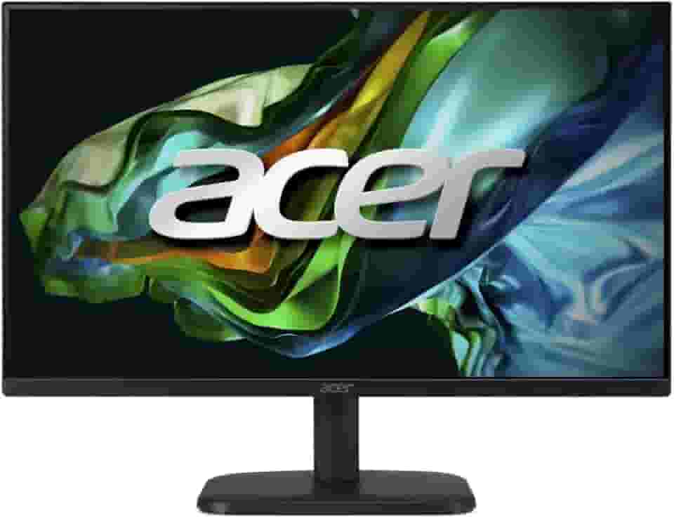 MONITOR ACER EK1 series - EK241Y Ebi Preto LED IPS 23.8' FHD 1920 x 1080 100 Hz sRGB 99% 1ms VRB AMD FreeSync ZeroFrame