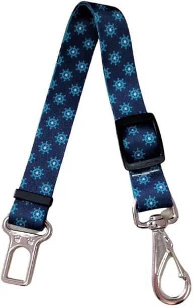 MY PET BRASIL Cinto De Segurança Para Cães 80Cm Regulável Adaptador De Carro Para Cachorros Guia Pet Transporte Viagem E Passeio Modelo Universal Estampa Stock