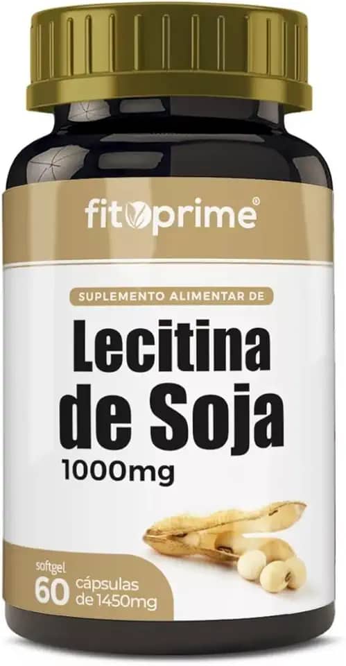 Lecitina De Soja 1000mg 60 Cápsulas Fitoprime