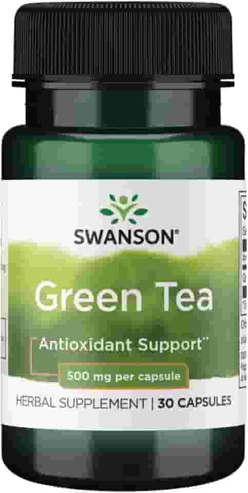 Chá Verde 500mg Swanson 30 Capsulas Importado