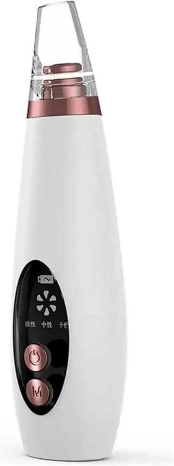 Removedor de Cravos e Acne a Vácuo – Aparelho de Sucção para Limpeza Facial, Nariz e Rosto, Remove Cravos e Oleosidade