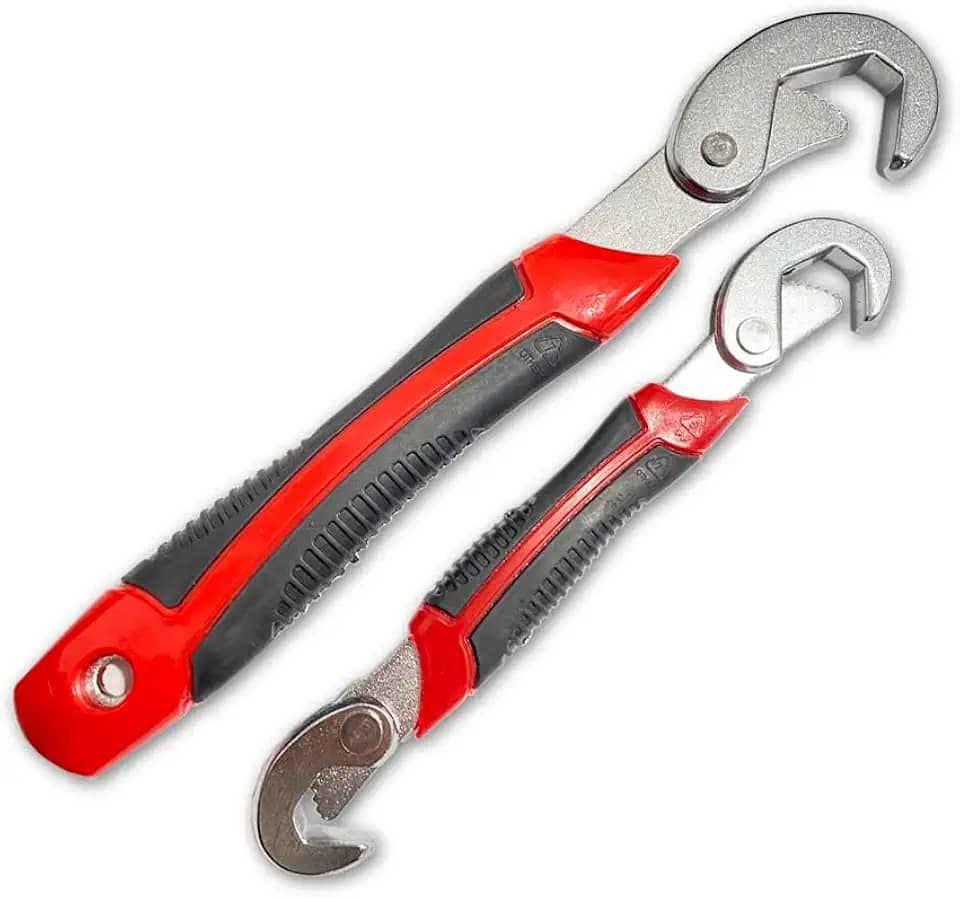 Kit 2 Chaves Para Tubos Universal Boca Mestra 9 A 32mm Aço