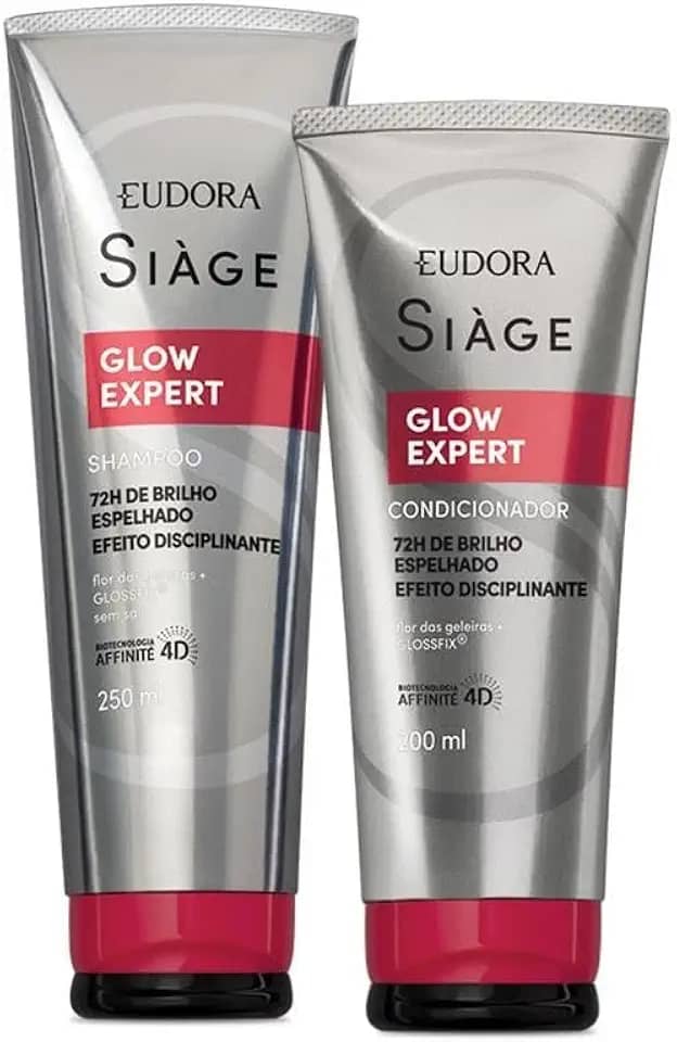 Eudora Kit Siàge Glow Expert: Shampoo 250ml + Condicionador 200ml
