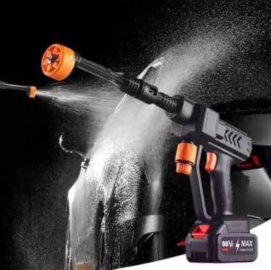 Lavadora de Alta Pressão Portátil Recarregável – Ideal para Carros, Motos e Limpeza Doméstica com Jato Forte e Mobilidade Total