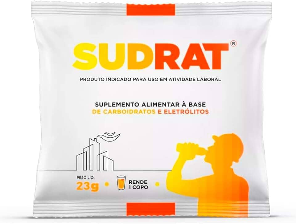 Kit 50x Sudrat Repositor Isotônico em Pó 23g - Sudrat (Abacaxi)