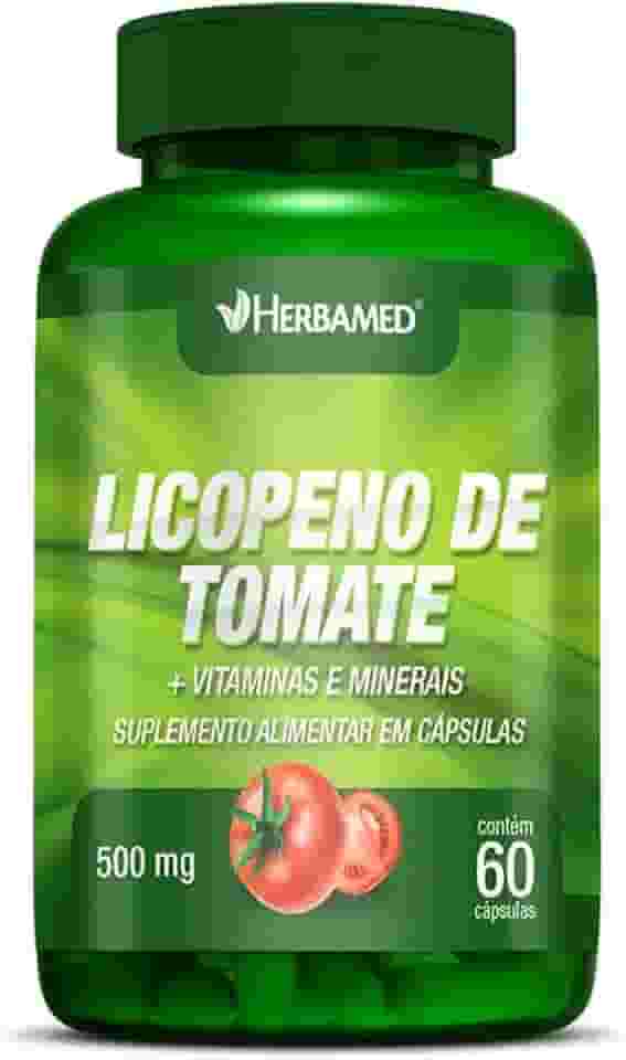 Herbamed Licopeno De Tomate + Vitaminas E Minerais - 60 Cápsulas -