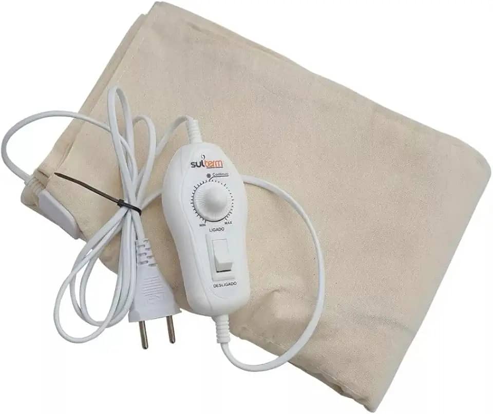 Lençol térmico elétrico solteiro 220v Sulterm certificado INMETRO unico garantia 3 anos