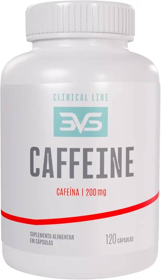 3VS Nutrition Cafeína 200mg 120 Cápsulas
