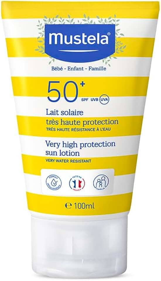 Mustela Solares Protetor Solar Infantil Loção Rosto E Corpo Fps 50+ 100 Ml