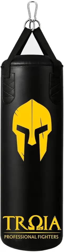 Saco de Pancada TROIA 90CM VAZIO - Artes Marciais - Adulto - Preto