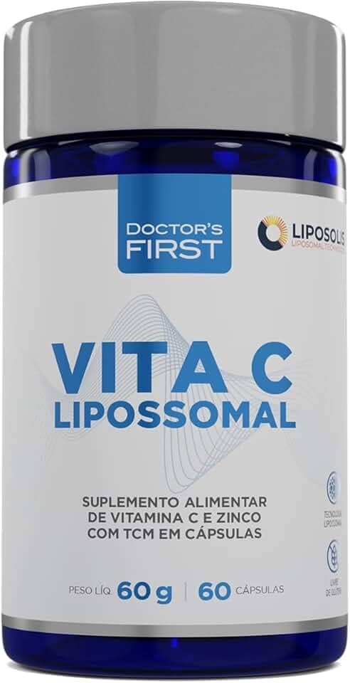 Vitamina C 500mg - Lipossomal - 60 cápsulas -Doctor's FIRST