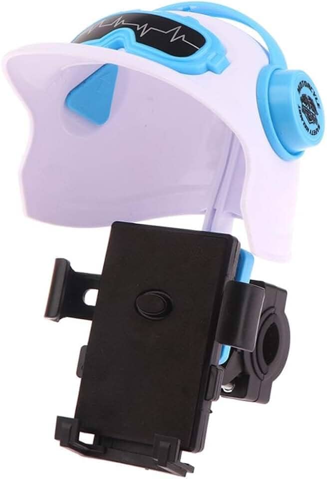Suporte de Celular Para Guidão de Moto ou Bike Proteção Contra Sol e Chuva Ótimo para Motoboys-IT (Branco)