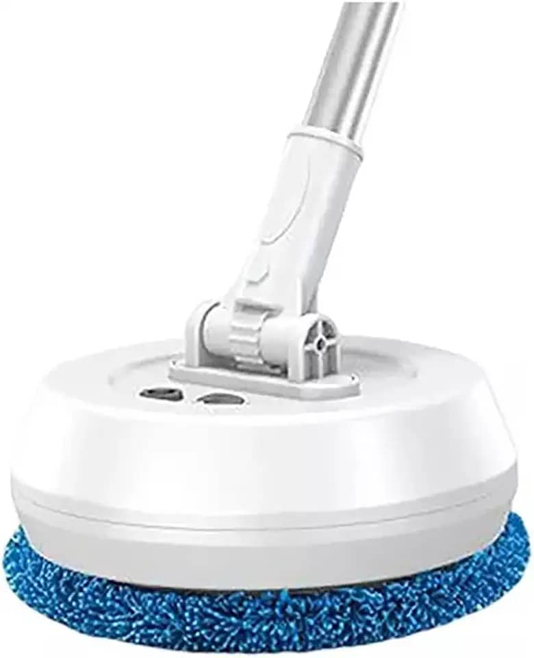 Esfregão Elétrico Vassoura Redonda Limpador de Piso 360 Giratorio Recarregavel
