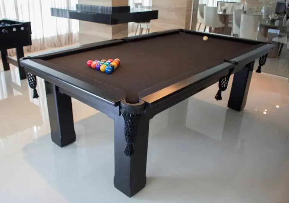 Mesa de Sinuca - 1,96x1,06 - Preto