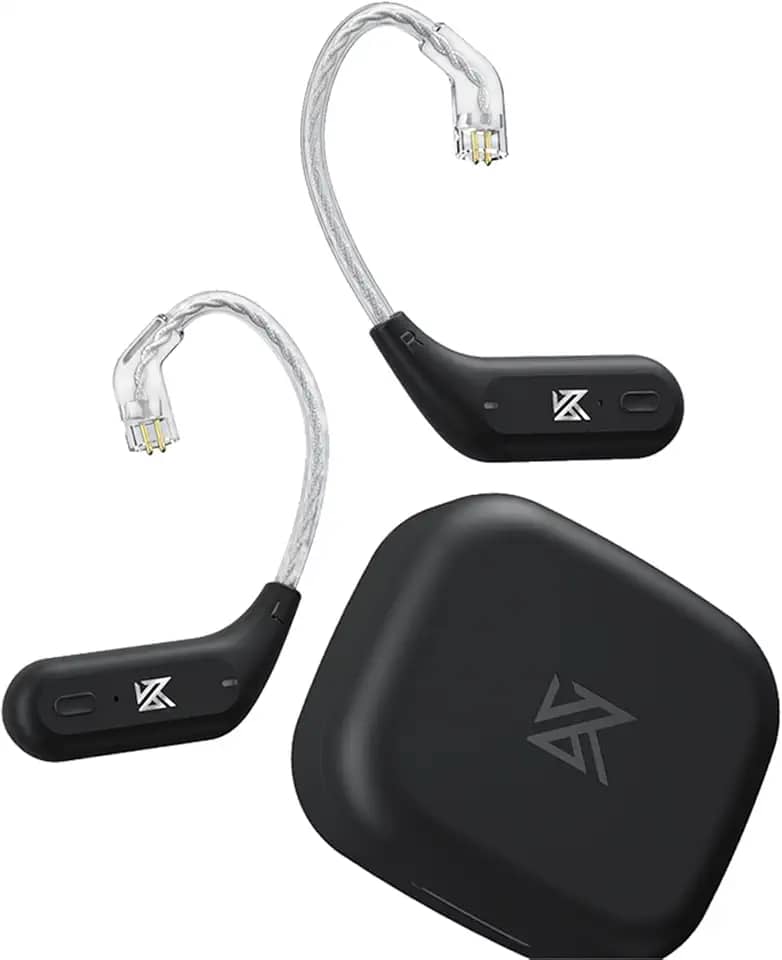 Adaptador KZ AZ09 IEM Bluetooth 5.4, adaptador sem fio atualizado KZ ZS10 PRO em monitores de ouvido, cabo IEM QDC-Pins para ZSN PRO-X/ZS12 PRO X/ZS10 PRO-X/EDX PRO/ZAR/ZAS/ZS10 PRO-2/DQS/CCA CRA