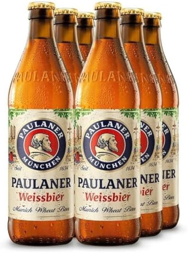Kit Cerveja De Trigo Paulaner Weissbier Original 500ml (6 Und)