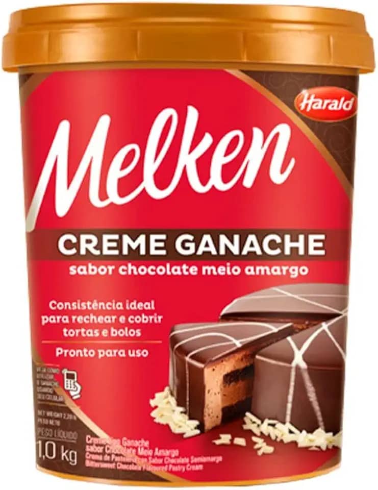 Ganache Chocolate Meio Amargo kg - Harald