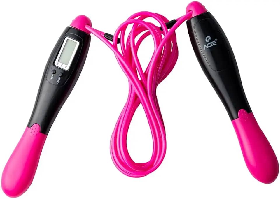 Acte, Corda de Pular com Contador Digital - Rosa