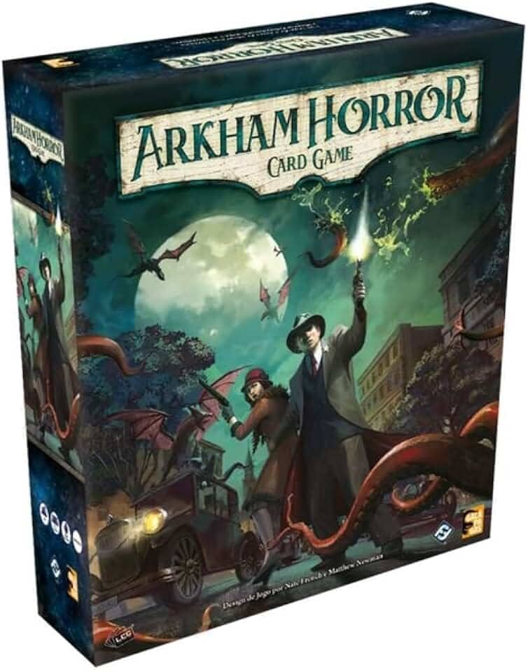 Galápagos, Arkham Horror: Card Game (Edição Revisada), Jogo de Tabuleiro para Gamers, 1-4 jogadores, 60-120 minutos por partida